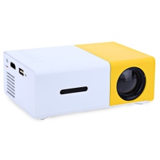 Terbaru Asli YG-300 LCD Proyektor Mini Portable 400-600LM LED Lampu 320x240 Piksel Media Player Terbaik untuk Rumah Projector-Intl