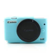 BAGUS Tas Kamera Lembut Silicone Case Rubber Kamera Pelindung Case Penutup Tubuh Kulit untuk Canon EOS M10 EOSM10 EOSM 10 Tas Kamera-Intl