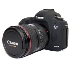 Silikon Lembut YANG BAGUS Karet Camera Case untuk Canon EOS 5D3 5DS 5DSR 5 DIII Tas Kamera DSLR-Intl