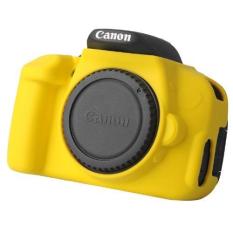 Karet Silikon Lembut Good Idea Kamera Pelindung Case Penutup Tubuh Kulit For Canon EOS 700D 650D Casing Kamera (kuning) -Internasional