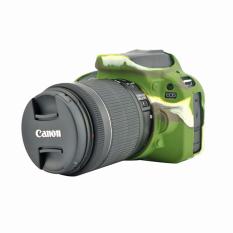Nice Soft Silicone Rubber Camera Protective Body Cover Case Skin For Canon EOS100D Camera Bag (Army Green)