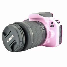 Silikon Lembut YANG BAGUS Karet Kamera Pelindung Case Penutup Tubuh Kulit untuk Canon EOS100D Tas Kamera (Pink)-Intl
