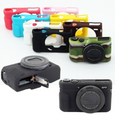 Silikon Lembut YANG BAGUS Karet Kamera Pelindung Case Penutup Tubuh Kulit untuk Canon PowerShot G7X Mark II G7X Mark 2 G7X2 Tas Kamera-Intl