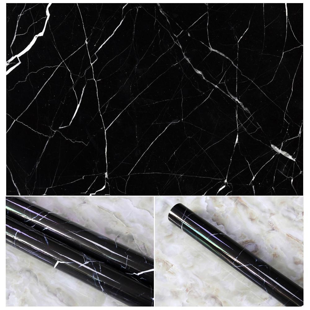 NiceEshop 10 Warna Granit Lihat Efek Marmer Kontak Kertas Film Vinyl Self Adhesive Peel-stick Counter Dekorasi TERBAIK untuk Meja Dapur, Lemari, Kamar Mandi Stiker Dinding-Internasional