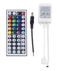 NiceEshop 44Key Nirkabel Receiver Remote Kontrol With Infra Merah Papan 5050 3528 RGB SMD LED Strip Cahaya