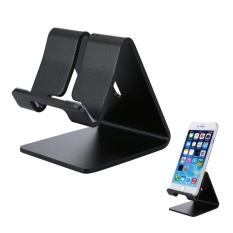 NiceEshop Adjustable Tablet Stand, Aluminium Multi-angle Dilipat Universal Stand Holder untuk IPhone/iPad/Tablet/Ponsel/Kindle/Macbook /laptop