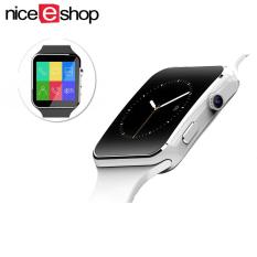 NiceEshop Bluetooth Jam Cerdas X6 Sport Passometer Smartwatch dengan Kamera Mendukung SIM Kartu WhatsApp Facebook untuk Android IOS Phone, Putih-Intl