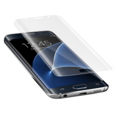 NiceEshop Samsung Galaxy S7 Edge Pelindung Layar untuk Penyembuhan Diri Anti Gores Bebas Menguning Film Penjaga Layar Melengkung