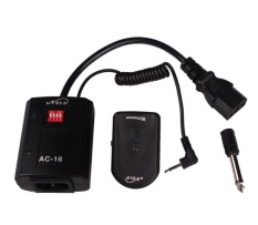 NiceFoto AC-16B 16 Channel Wireless Remote Radio Flash Trigger untuk Studio Strobe Flash Fotografi (1 X Transitter, 1 X Receiver)