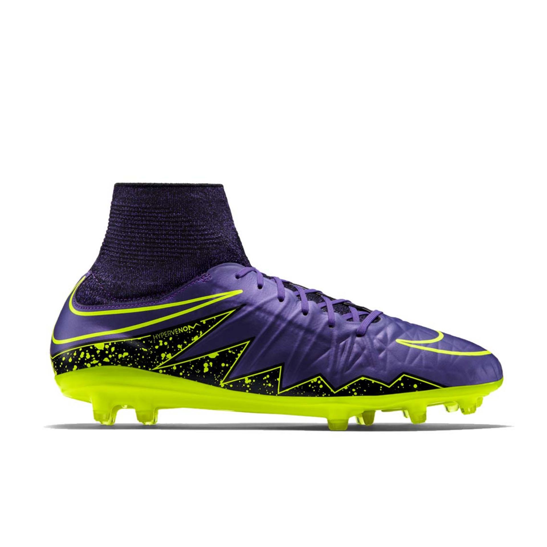 Nike Hypervenom Phatal Ii Dynamic Fit Fg-Hyper Grape/Volt-Bl
