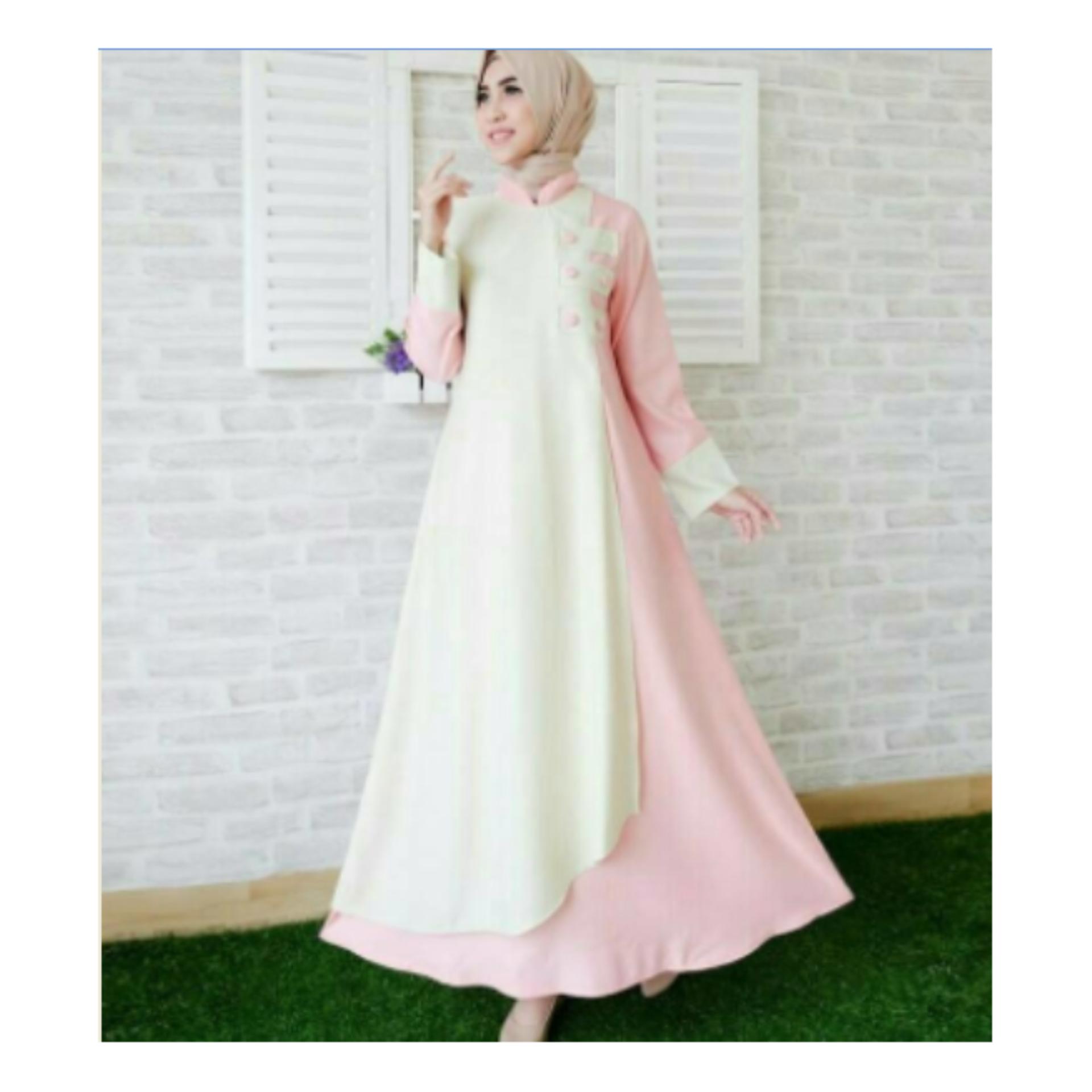 Sb Collection Maxi Dress Greeta Gamis Kaftan Hitam Daftar Update NIKITA PINK BAJU MUSLIM MAXI DRESS ABAYA KAFTAN GAMIS HIJAB JUMBO