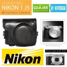 Nikon 1 J5 Leather Bag / Case / Tas Kulit Kamera Mirrorless - Hitam