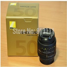 Nikon AF Nikkor 50 Mm F1.8 D F/1.8D Lensa Hitam-Intl