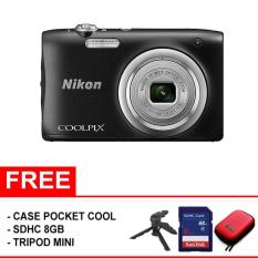 Nikon Coolpix A100 (Free SDHC 8GB + Mini Tripod + Case)
