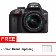 Nikon D3400 Kit 18-55mm - Hitam (Free Screenguard Terpasang)
