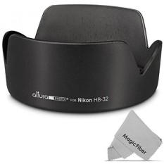 (Nikon HB-32 Penggantian) Altura Photo Lens Hood untuk Nikon 18-140mm F/3.5-5.6G ED VR, 18-135mm F/3.5-5.6G IF-ED, 18-105mm F/3.5-5.6G ED VR, 18-70mm F/3.5-4.5G IF-ED Nikkor DX Lensa-Intl