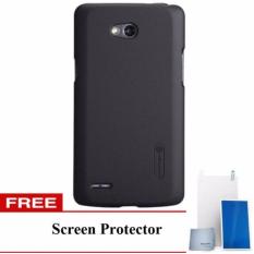 Nillkin Frosted case LG L80 (D380) - Hitam + free screen protector