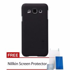 Nillkin Frosted case Samsung Galaxy E5 (E500) - Hitam + free screen protector