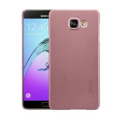 Perisai NILLKIN Buram untuk Samsung Galaxy A7 (2016) Cembung Cekung Tekstur PC Pelindung Case Penutup Belakang (Mawar Emas)-Intl