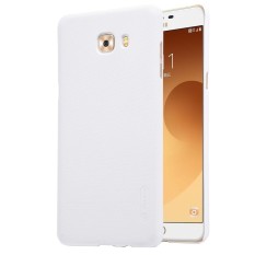 NILLKIN Beku Perisai untuk Samsung Galaksi C9 Pro/C900 Tekstur Cembung Cekung Buah Pelindung Case Sampul Belakang (putih) -Internasional