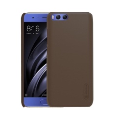 NILLKIN Frosted SHIELD untuk Xiaomi Mi 6 Tekstur Cembung Cekung PC Pelindung Case Kembali Cover (Brown) -Intl
