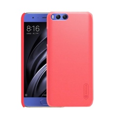 Perisai NILLKIN Buram untuk Xiaomi MI 6 Cembung Cekung Tekstur PC Pelindung Case Penutup Belakang (Merah)-Intl