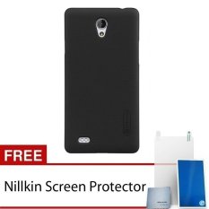 Nillkin Oppo Joy 3 / A11 Frosted Shield Hard Case - Hitam + Gratis Screen Protector