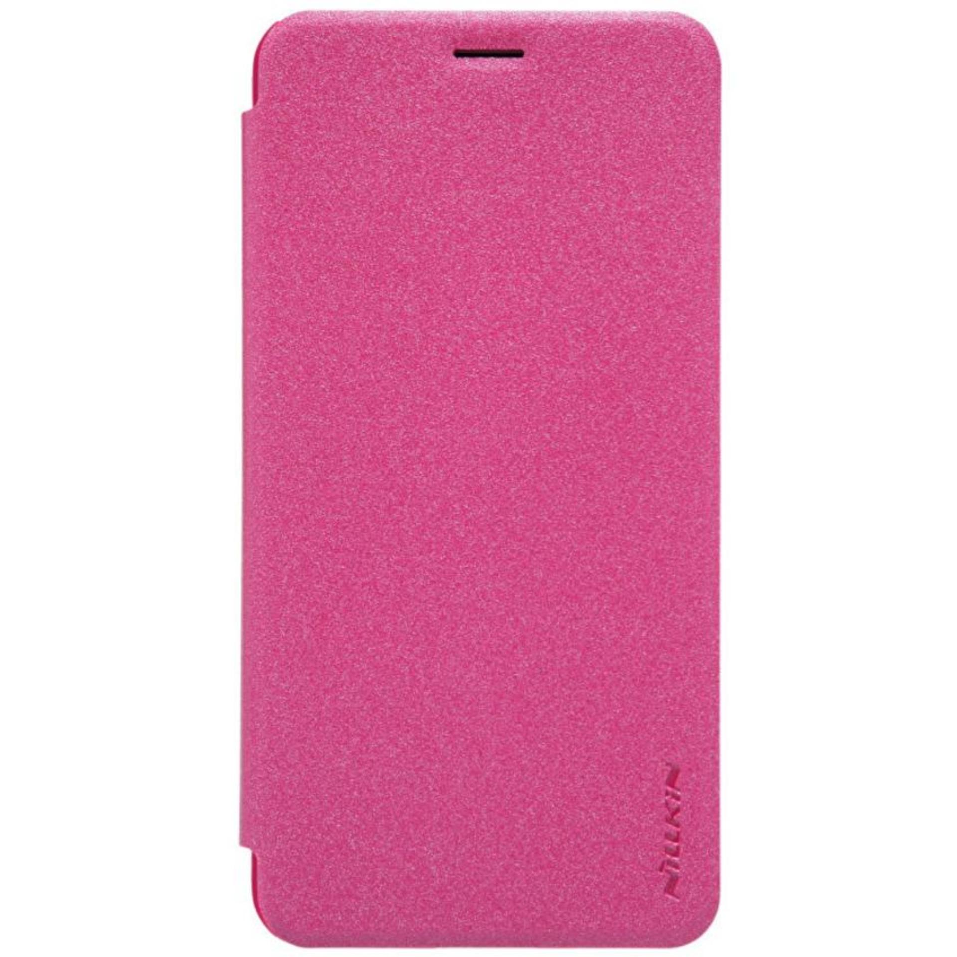 Nillkin Original for Oppo Mirror 5 / 5S A51 Sparkle Leather Case / Flip Cover - Pink