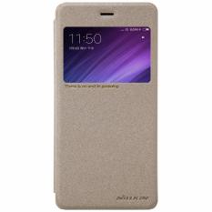 Nillkin Sparkle Flip Case Cover Xiaomi Redmi 4 Prime Gold