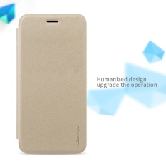 NILLKIN Berkelip PU Kulit Lipat Sarung untuk Oppo R11 Plus (6 Inch) dengan Paket Eceran-Internasional