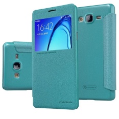 NILLKIN Sparkle PU Leather Flip Cover untuk Samsung Galaxy On7 2015/G600 dengan Paket Ritel (Biru) -Intl