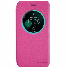 Nillkin Sparkle Series New Leather Case For Asus Zenfone 3 Zf3 (Ze552Kl) - Merah(Off White)