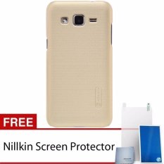 Nillkin Super  Frosted Shield For Samsung Galaxy J2 (J200F J200G) - Emas + Free Screen Protector(Gold)