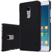 Nillkin Super Frosted Shield for Xiaomi Redmi Note 4 - Hitam + Free Screen Protector