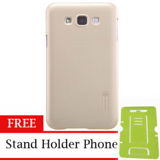 Nillkin ORIGINAL Super Frosted Shield Samsung Galaxy E7 - Gold/Emas Hardcase Backcase Backcover Case HP Casing Handphone