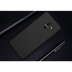 Nillkin ORIGINAL Super Frosted Shield Samsung Galaxy A8 2018 - Black/Hitam Hardcase Backcase Backcover Case HP Casing Handphone