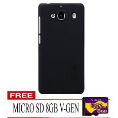 Nillkin Xiaomi Redmi 2 Super Frosted Shield - Hitam + Micro Sd V-Gen 8GB
