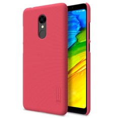 NILLKIN Xiaomi Redmi 5 Cembung Cekung Tekstur PC Pelindung Penutup Belakang Case (Merah)-Intl