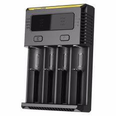 Termurah !! Nitecore Intellicharger Universal Battery Charger 4 Slot for Li-ion and NiMH - New i4 - Hitam - ORIGINAL
