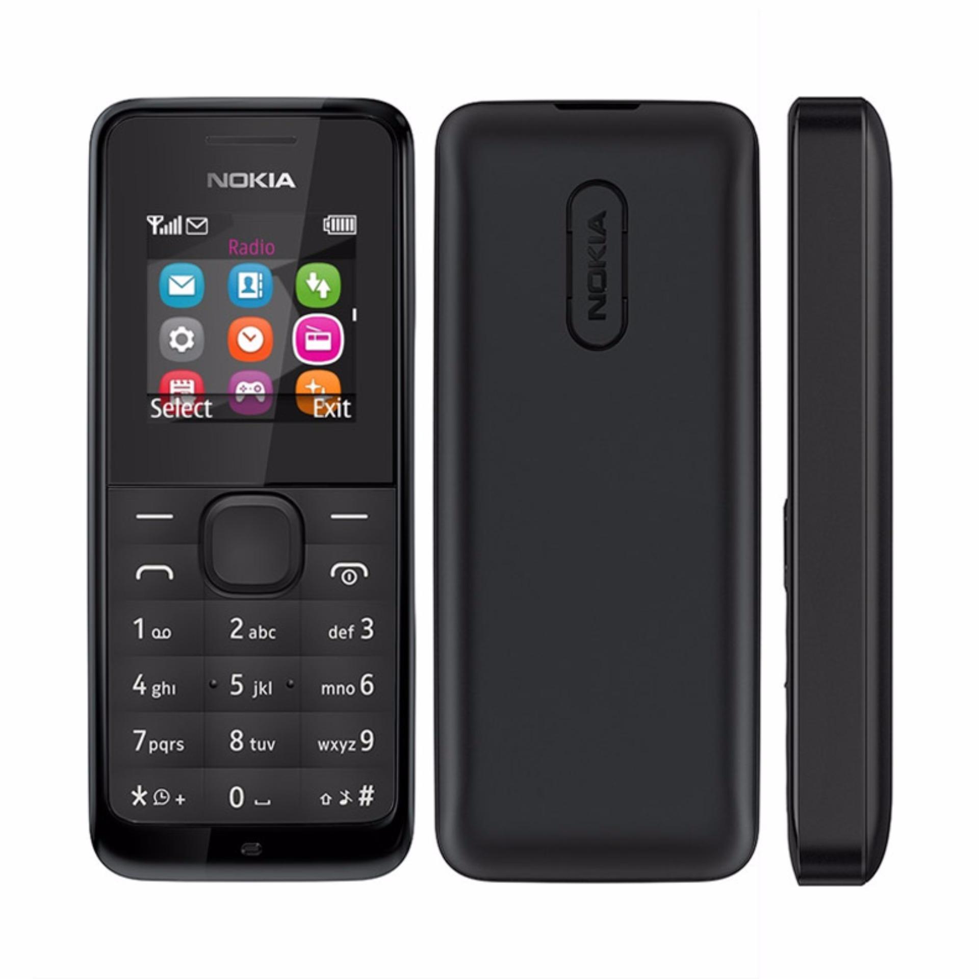 Nokia 105 DS Handphone - Black