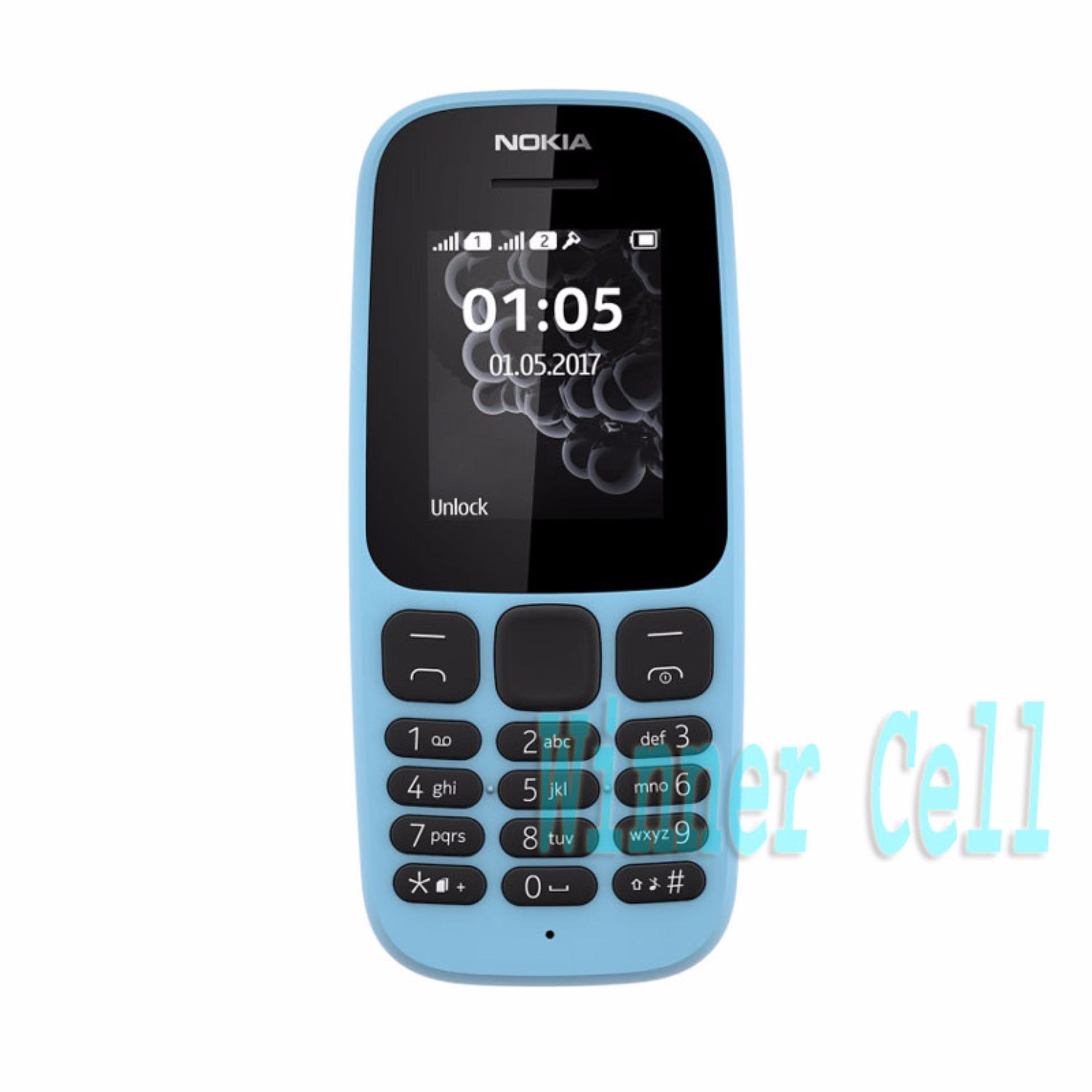 Nokia 105 Dual SIM - GARANSI RESMI - BLUE