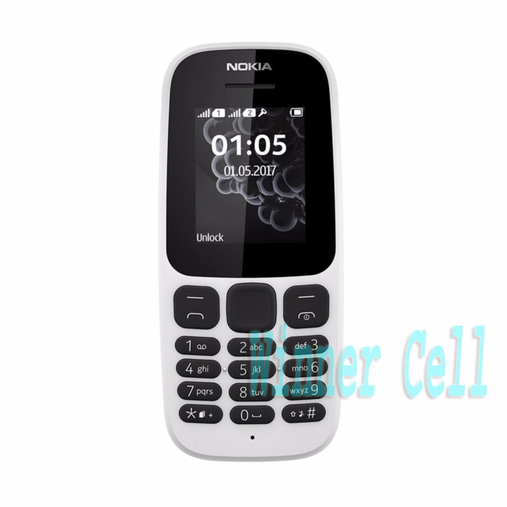Nokia 105 Dual SIM - GARANSI RESMI - PUTIH