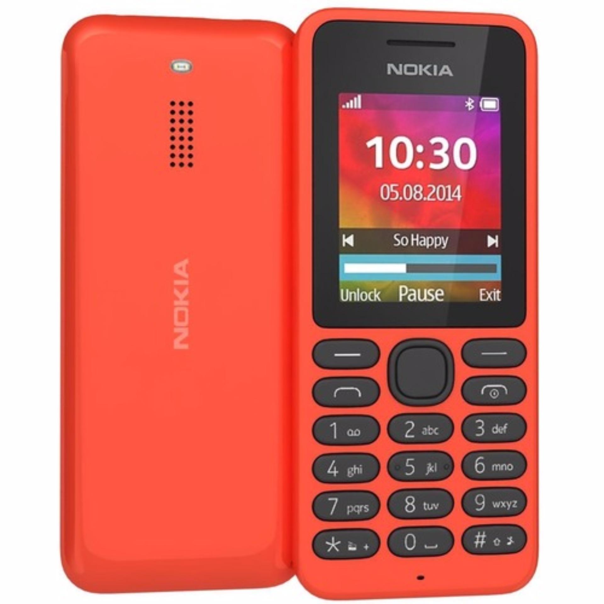 Nokia - 130 Dual-SIM Standby - Red - REFURBISH