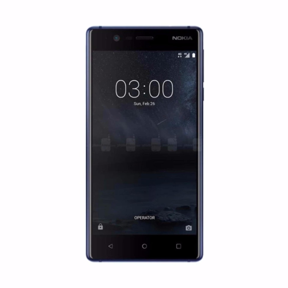 Nokia 3 Android - 2/16 GB - Dual SIM - 4G LTE - Garansi Resmi - Black