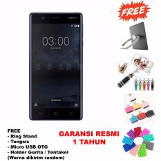 Nokia 3 Android - 2/16 GB - Dual SIM - 4G LTE - Garansi Resmi - (Free 4 Item Accessories) - White