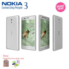 Nokia 3 White 2/16GB - Android 7.0 - 5 inches - 8MP Camera Garansi Resmi Free Powerbank Candy + Ringholder