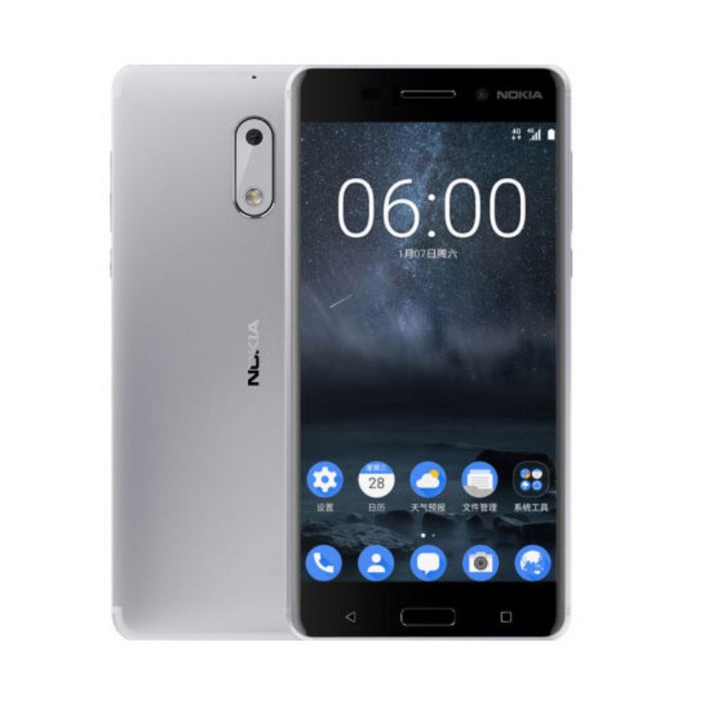 Nokia 6 Smartphone - 3/32 GB - Dual SIM - 4G LTE - Silver