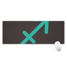 November December Sagittarius Constellation Non-Slip Mousepad Large Extended Game Office titched Edges Computer Mat Gift - intl