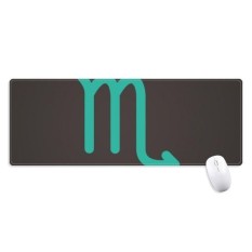 November October Scorpio Constellation Non-Slip Mousepad Large Extended Game Office titched Edges Computer Mat Gift - intl