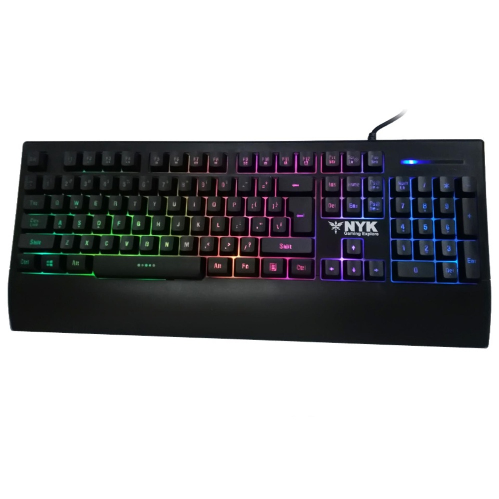 NYK K-07 Gaming Keyboard RGB Fullsize Handrest Gaming Keyboard